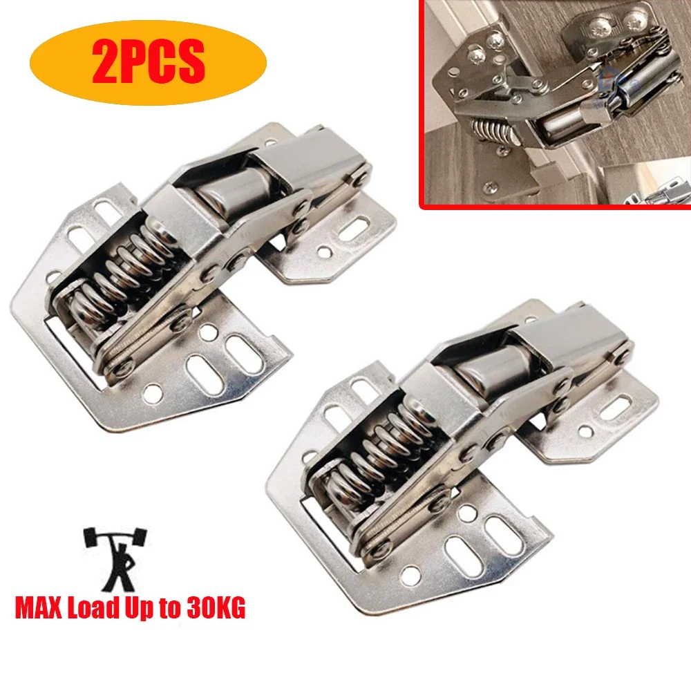 Cabinet Hinges - 2er-Set RV-Schranktürscharniere, hochklappbare Klappenscharniere für Küchenschränke,