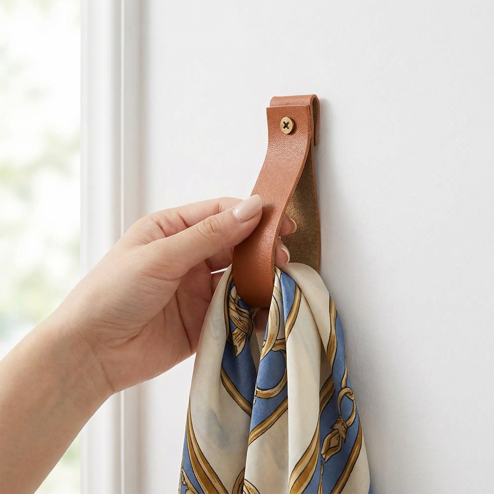 Curtain Rods - 6 Stück PU-Wandhaken, 4,7 Zoll, minimalistische