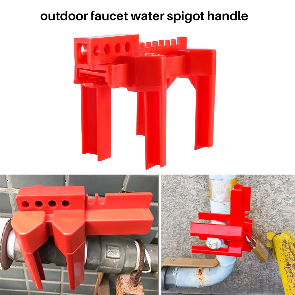 Faucet - DT39 Kugelhahn-Verriegelung, Einstellbare Kugelhahn-Verriegelungsvorrichtung für 1/2-2,5
