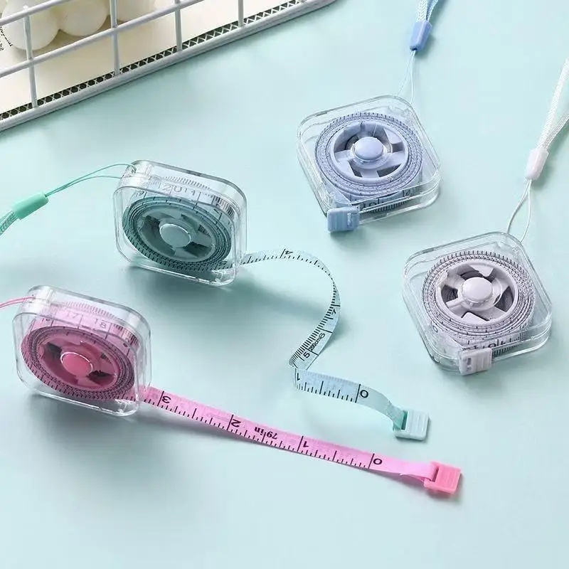 Tape Measure - Kawaii Macaron-farbenes Mini-Maßband, einziehbares Taschenmaßband, niedliches