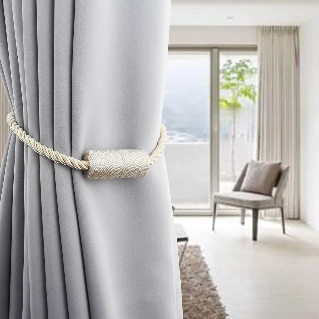 2 Stück Starke Magnetische Vor – Curtain Rods Bewertung und Preis