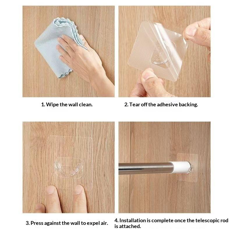 Ohne Bohren Transparente Selbs – Curtain Rods Bewertung und Preis