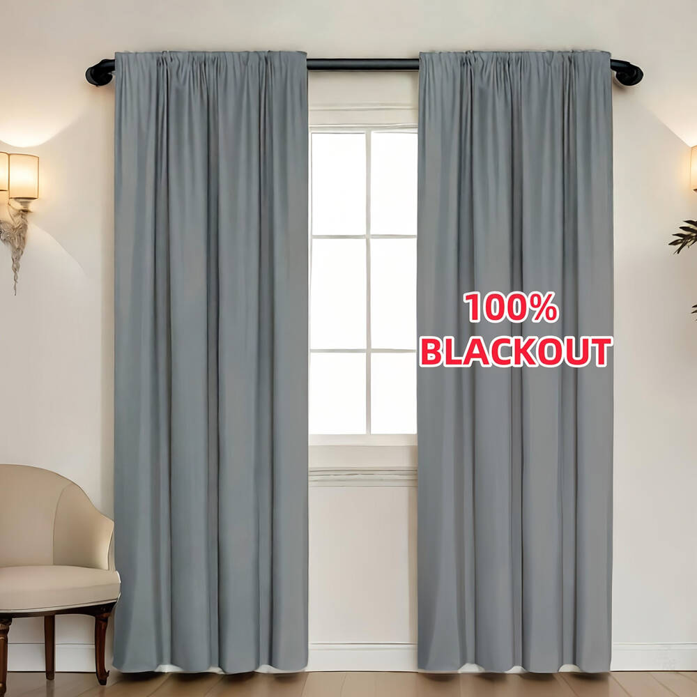 1 Stück 100% Verdunkelungsvorh – Curtain Rods Bewertung und Preis