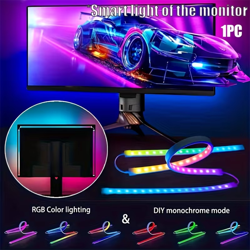 RGB-Gaming-Lichtleiste Monitor – Led Strip Lights Bewertung und Preis