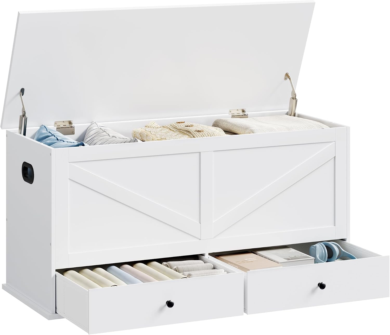Farmhaus-Aufbewahrungstruhe mi – Cabinet Hinges Bewertung und Preis