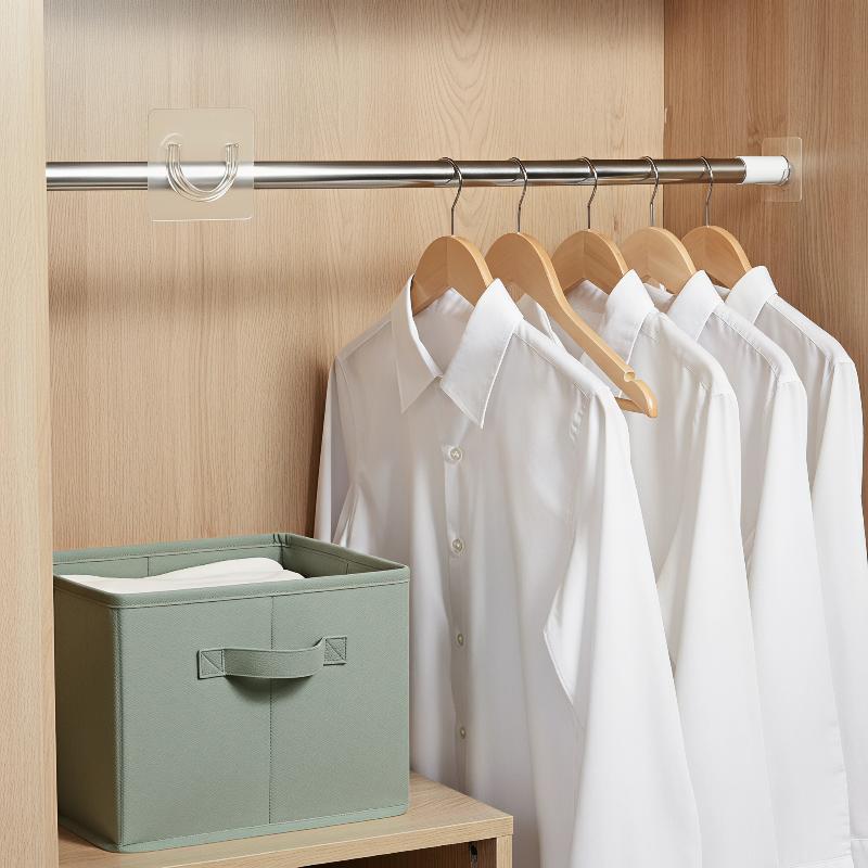 4 Stück transparente, selbstkl – Curtain Rods Bewertung und Preis