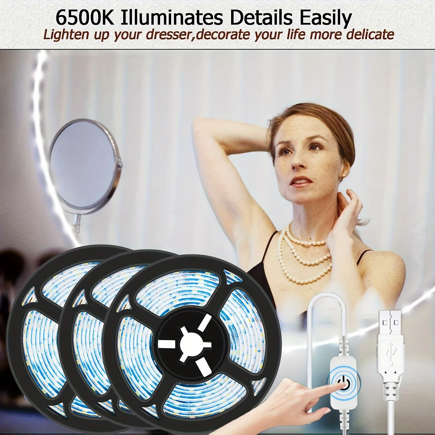 USB-LED-Streifenlichter, 5 V,  – Led Strip Lights Bewertung und Preis